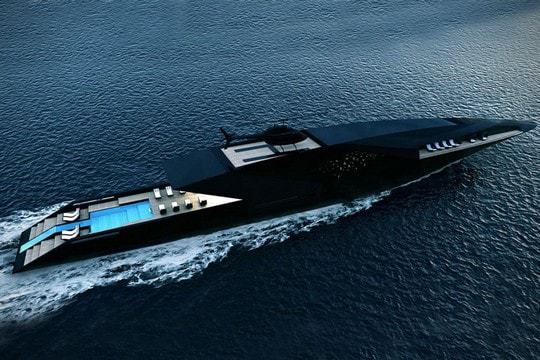 black swan superyacht