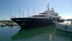 44-METRE-SUPERYACHT ALASKA “LANDS” IN MARINA DI VARAZZE