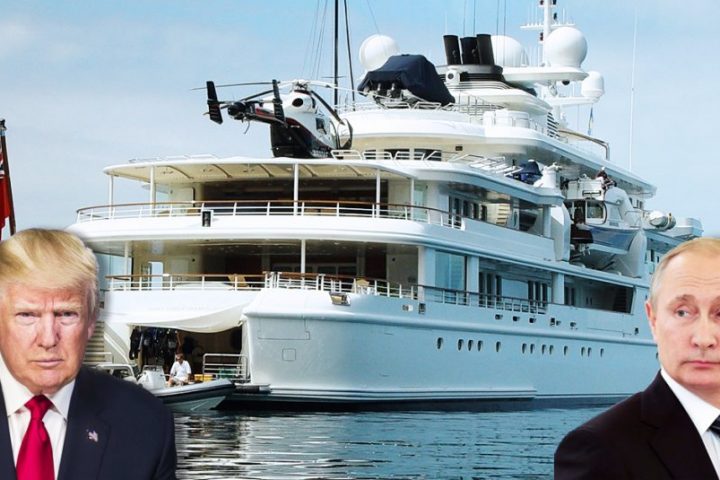 Donald Trump Putin Russian Yacht
