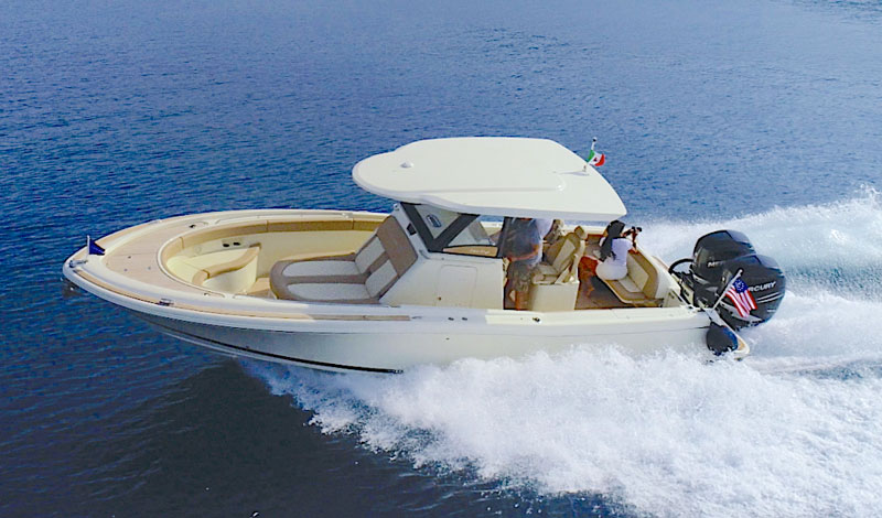 Chris Craft Catalina 30 sea trial