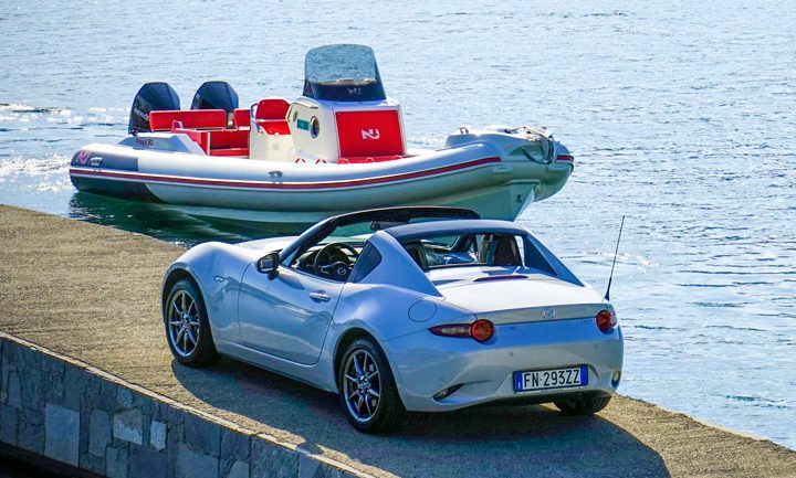 Nuova Jolly Prince 30 Sport and Mazda MX5