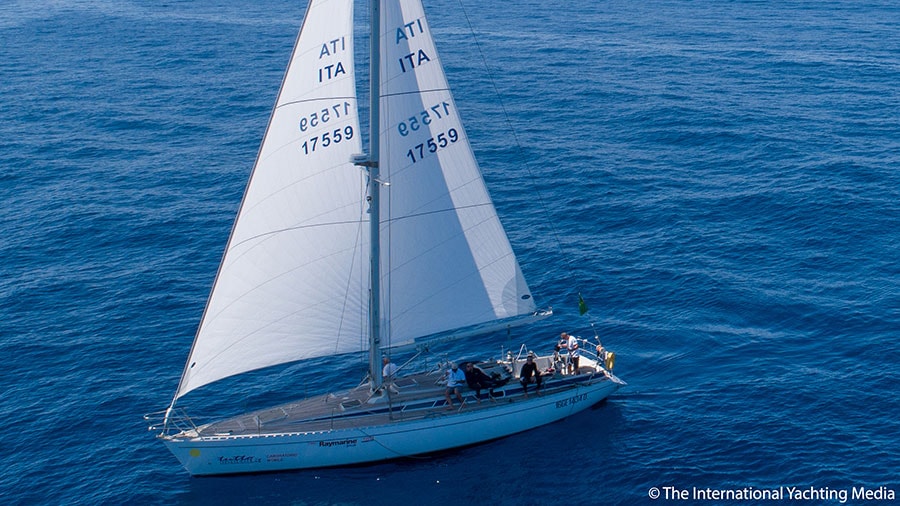 hi-tech Dacron sails, Rolex Giraglia race