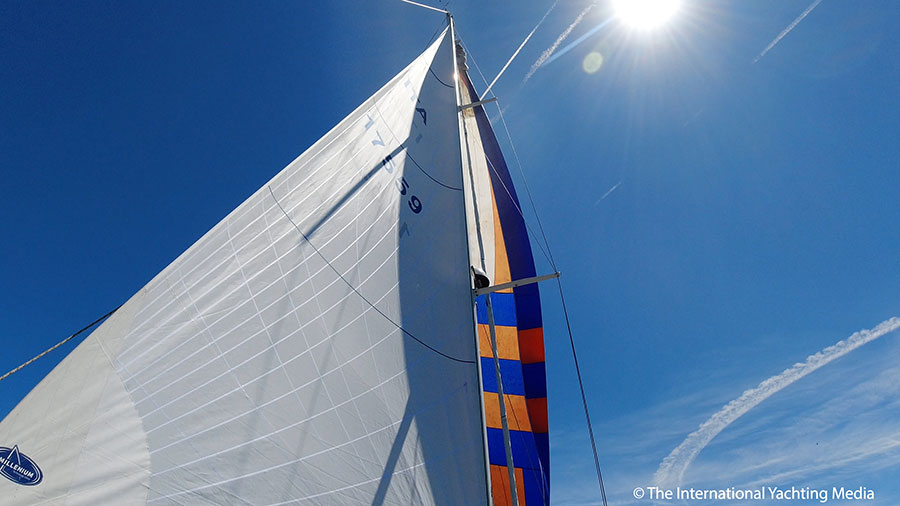 hi-tech Dacron sails, mainsail 2