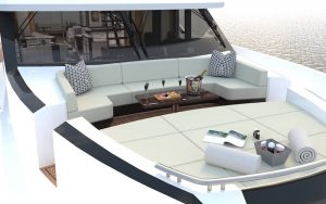 Ocean Alexander 84R bow deck