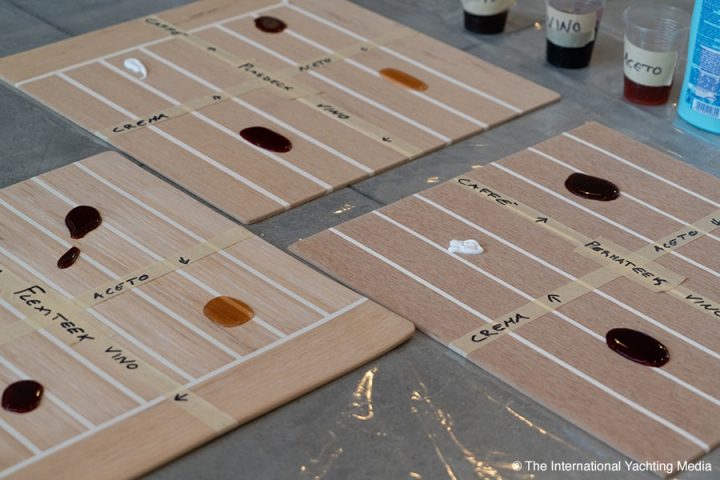 synthetic teak decking comparative test