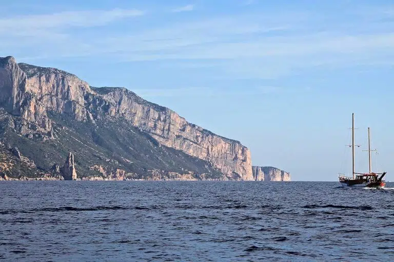 itinerários de navegação Orosei Sardenha