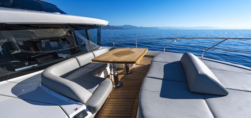 Absolute Navetta 64 bow living area