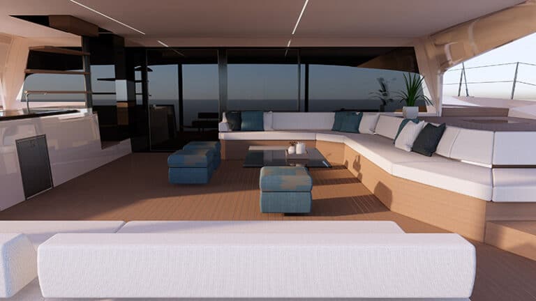 Felci Yachts Cat 80 interiors