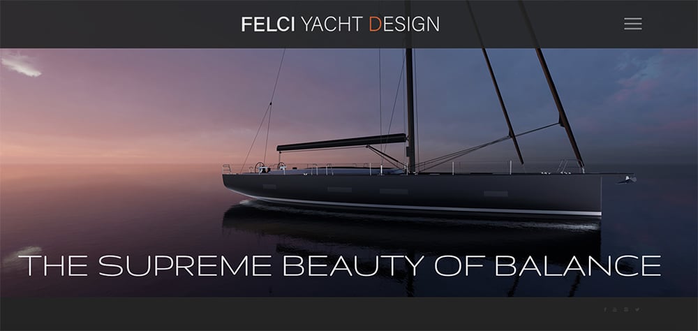 Felci Yacht new website