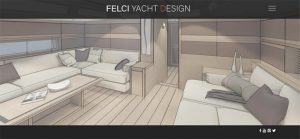 felci yacht new website interior design