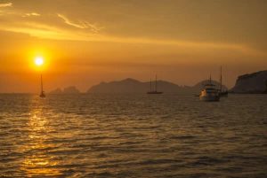 Ponza bei Sonnenuntergang