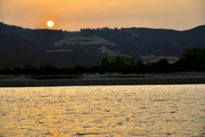 Sonnenuntergang am Strand von Muras