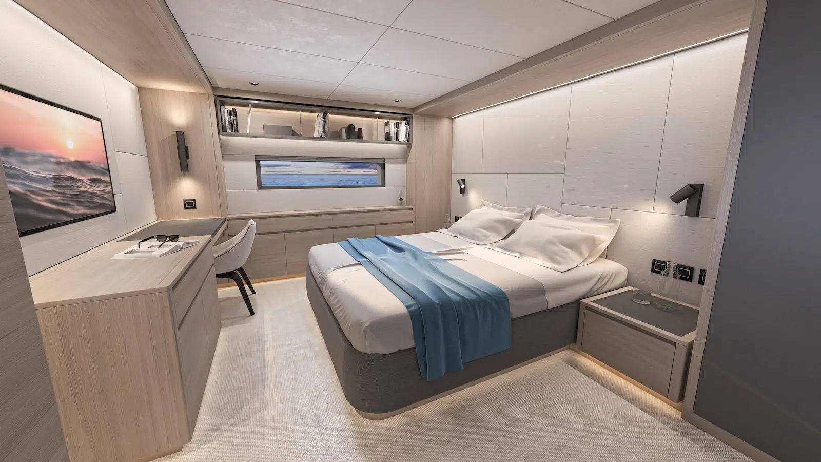 Pardo GT75_Tender Garage Version_Master Cabin_2 Pardo GT75_Tender Garage Version_Master Cabin_2