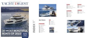 Yacht Digest sea trial special edition: 35 most beautiful boats of 2022