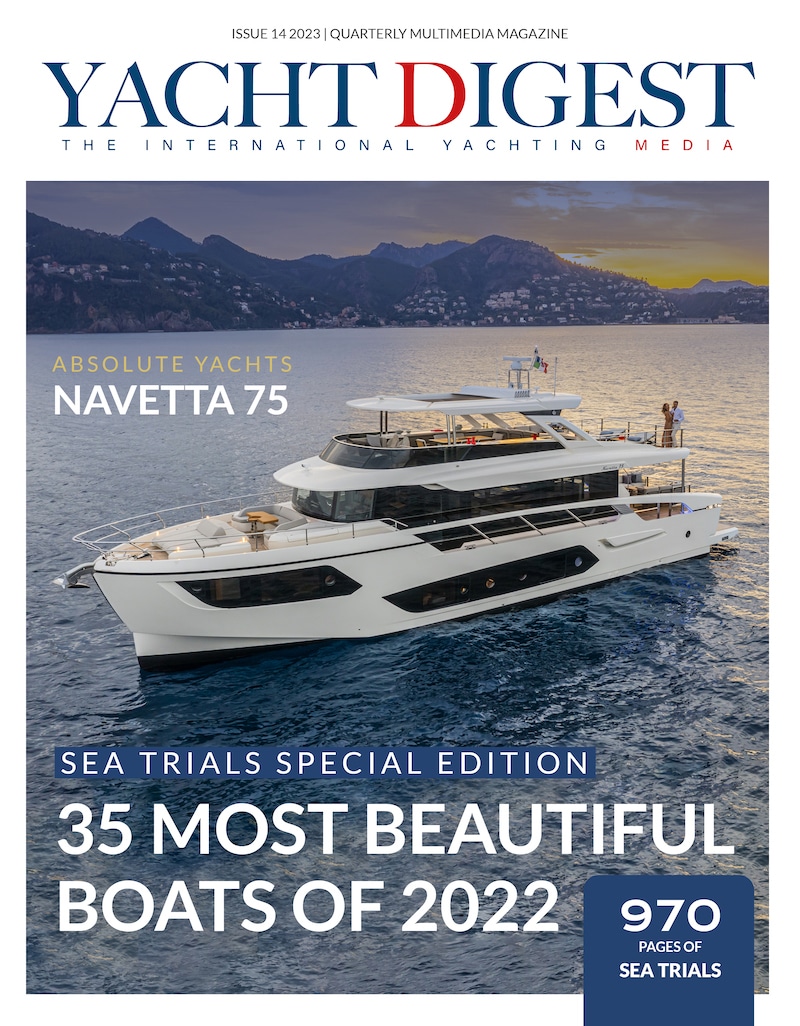 Portada de la edición inglesa de Yacht Digest 14