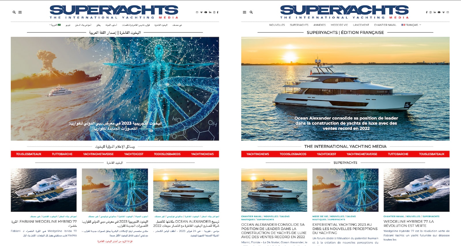 Superyachts: Arabic and French editions launched
