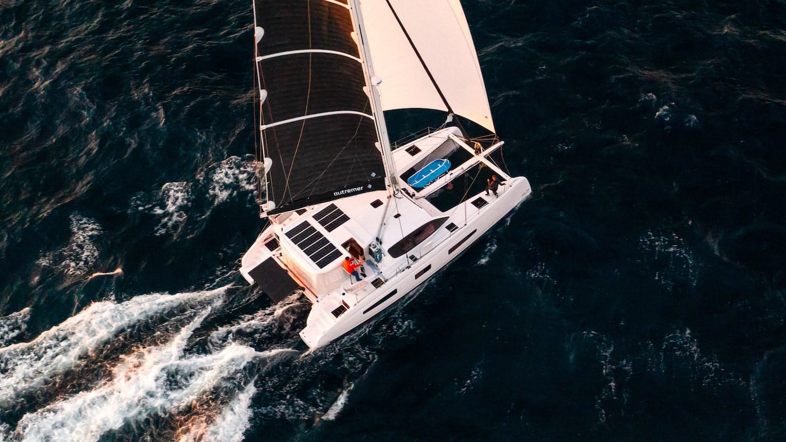 Outremer 52 aerial view