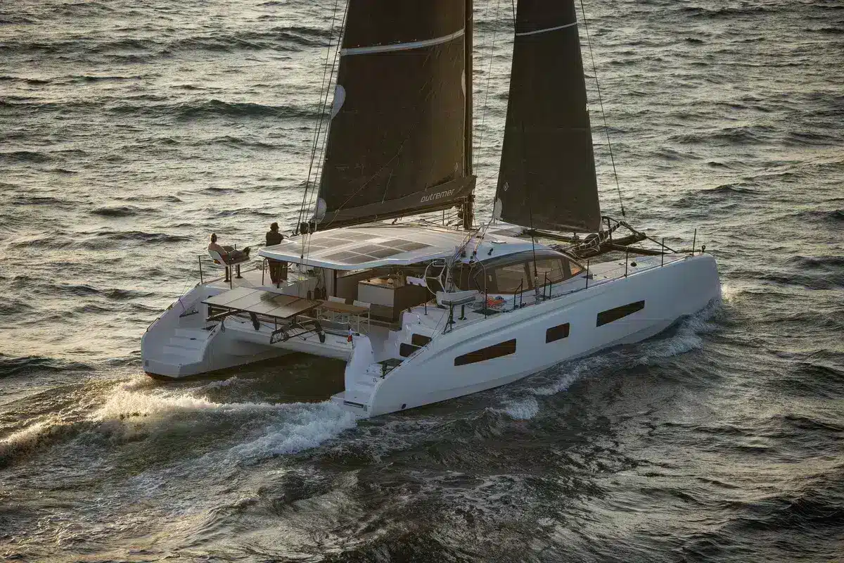 OUTREMER-55 at sea