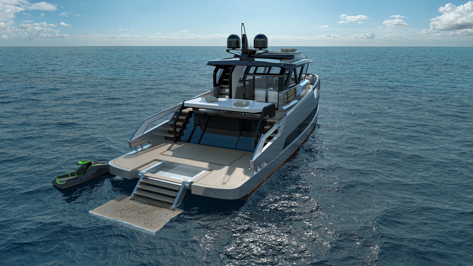 stern view boat configurator