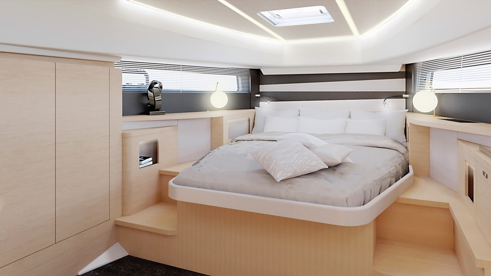 Jeanneau DB/37 OB master cabin