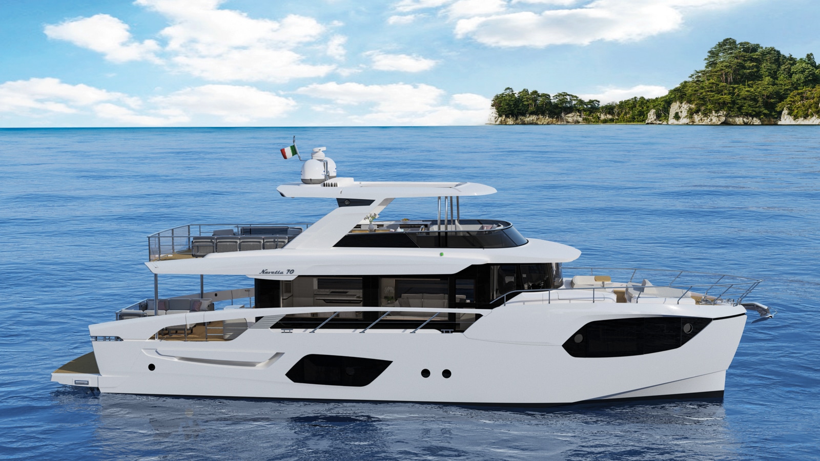 absolute navetta 70 side view