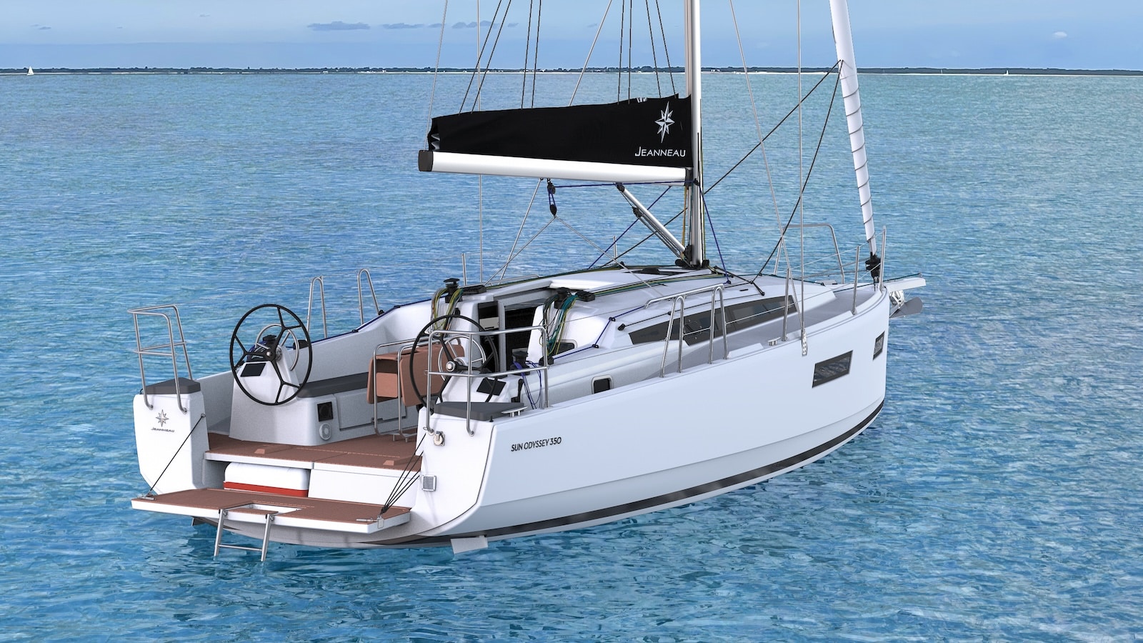 Sun Odyssey 350 twin helms