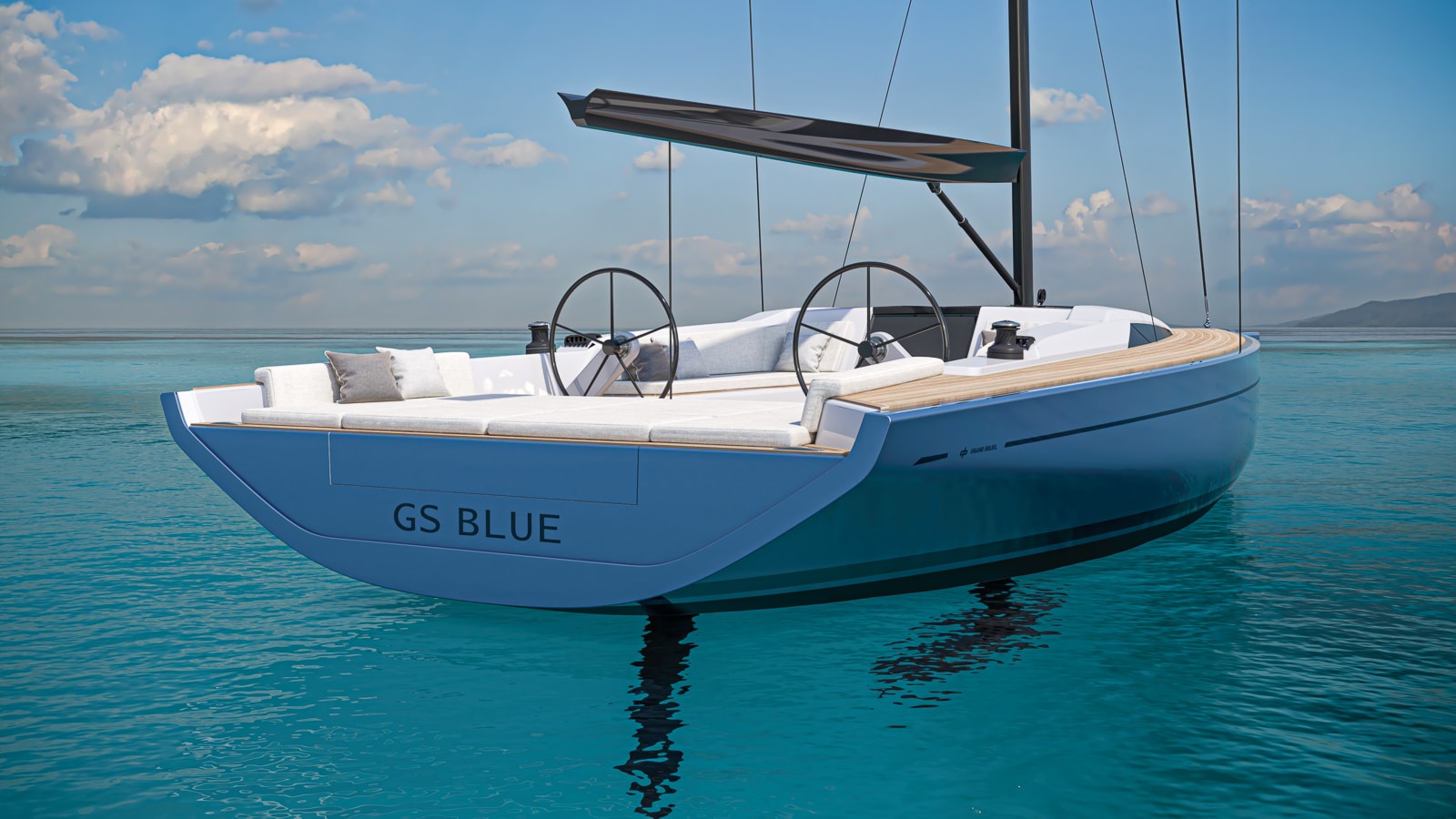 Cantiere del pardo GS Blue stern view