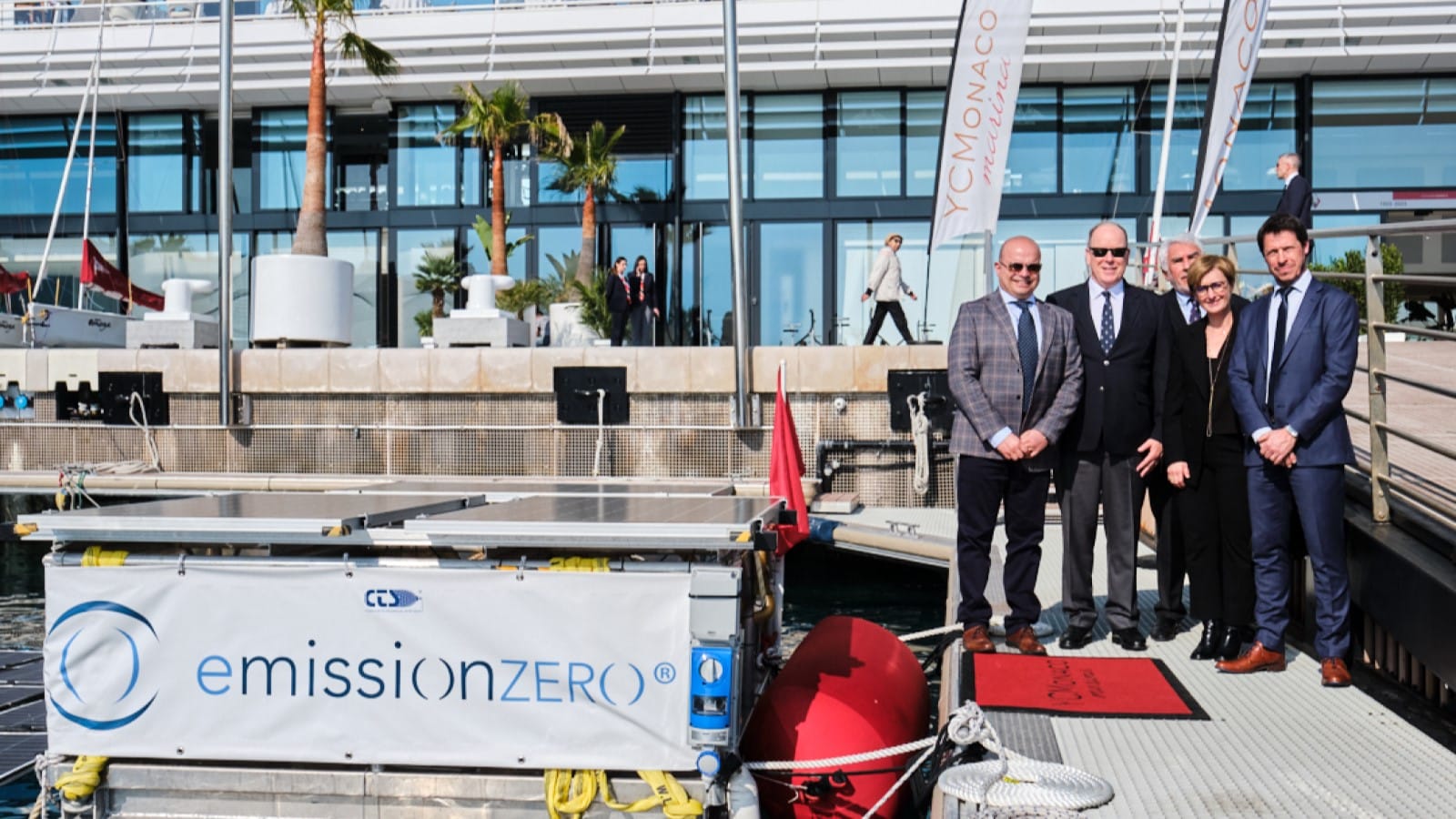 Monaco hydrogen generator pontoon