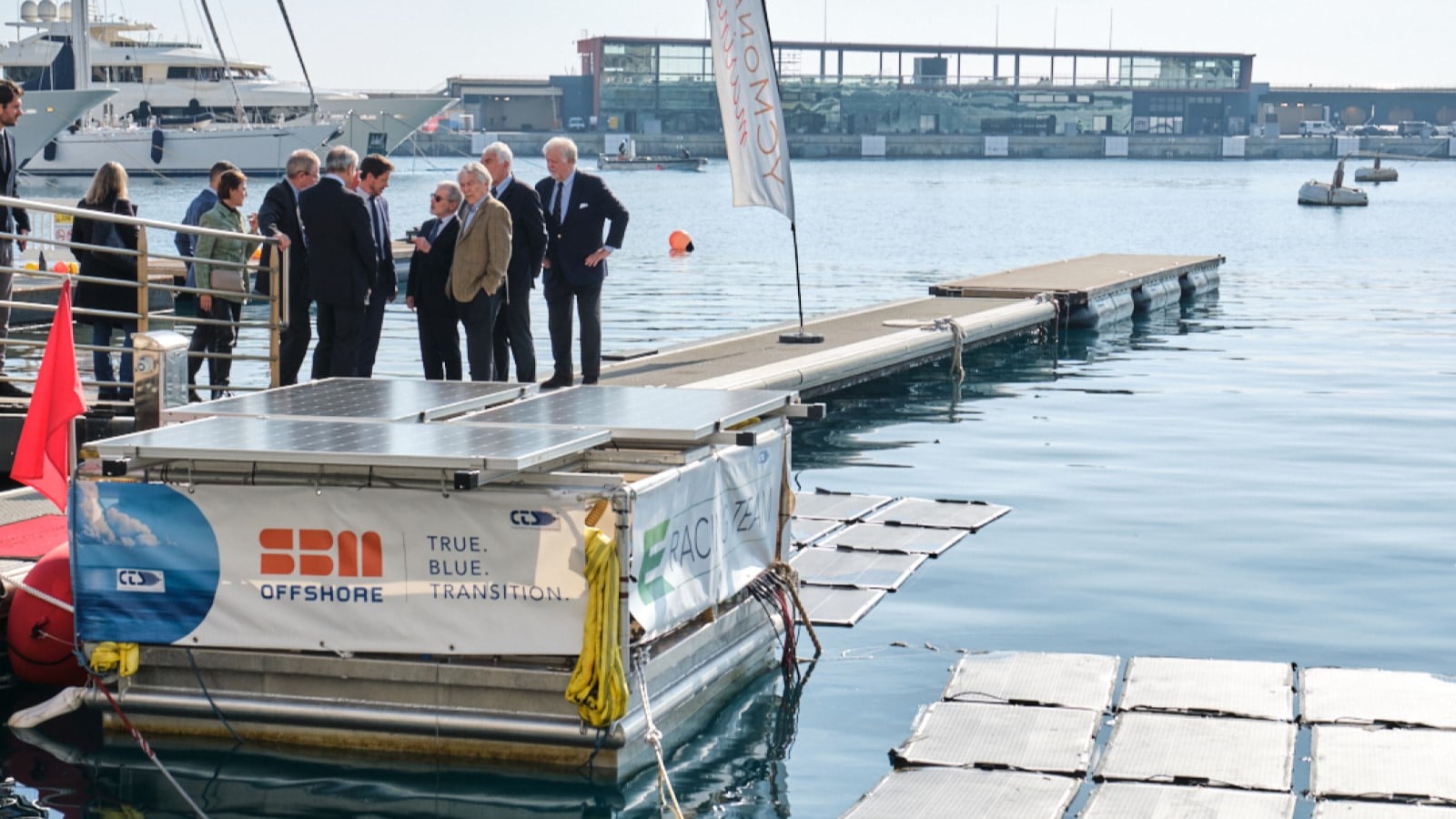 Monaco hydrogen generator pontoon