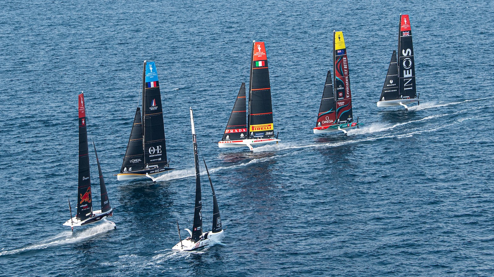 america's cup AC40-Flotte