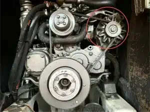 boat engine maintenance - belt replacement