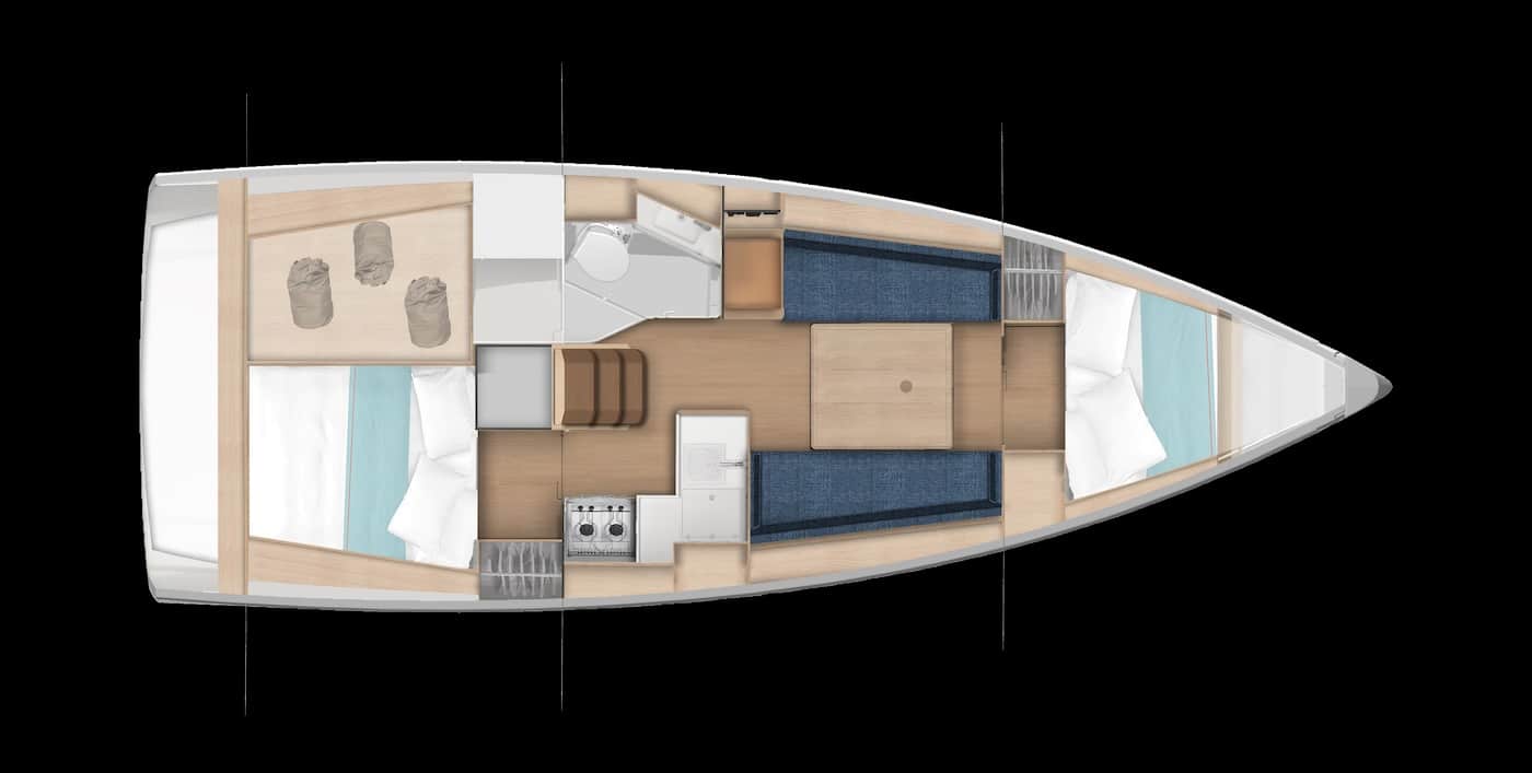 A1 Standard two-cabin version