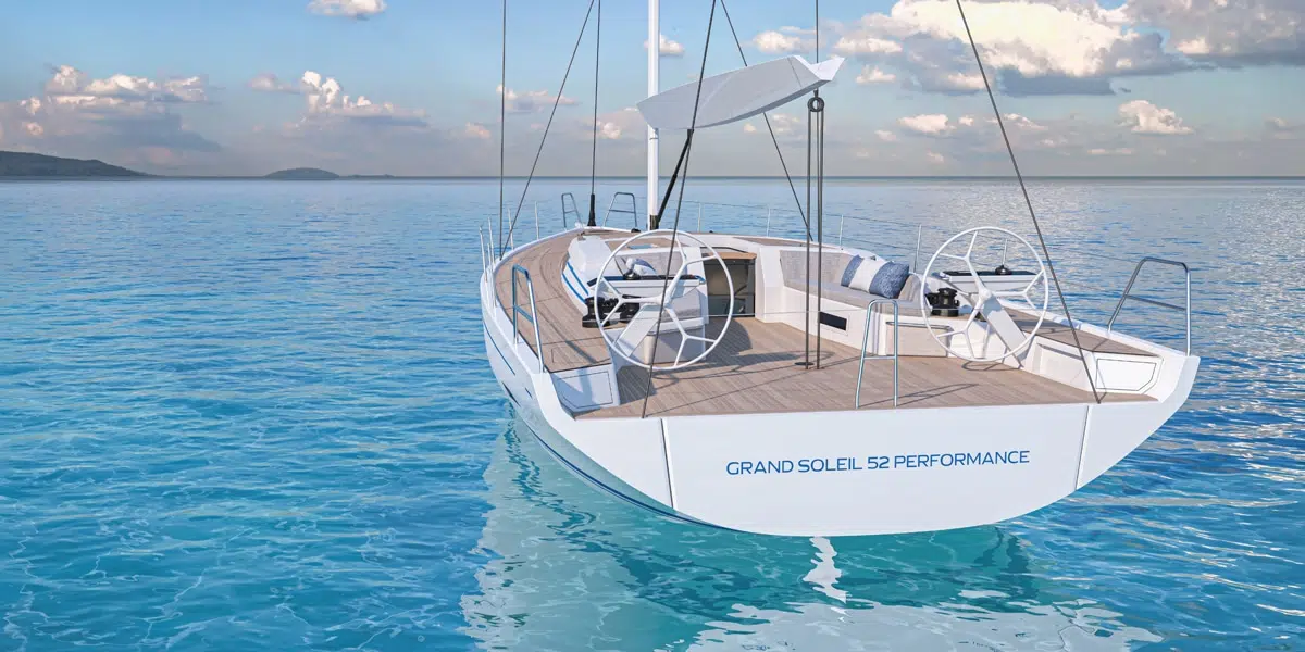 cantiere del pardo gs52 performance stern view