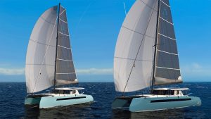 Balance 464 CC und Balance 502 CC: zwei neue Schmuckstücke von Balance Catamarans mit Carbonkern und Hybridantrieb