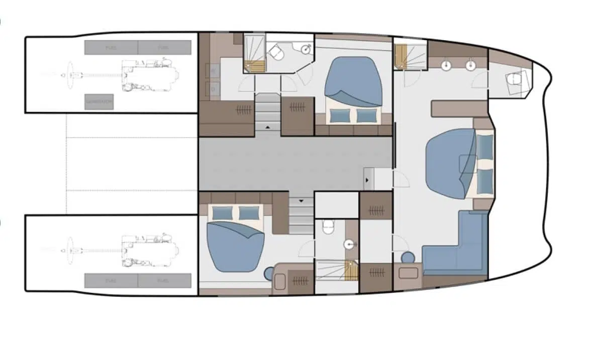 Standard 3-Cabin Version with Utility Room