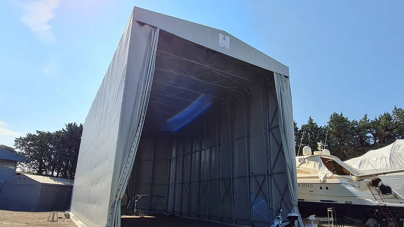 foto da cabine de armazenamento