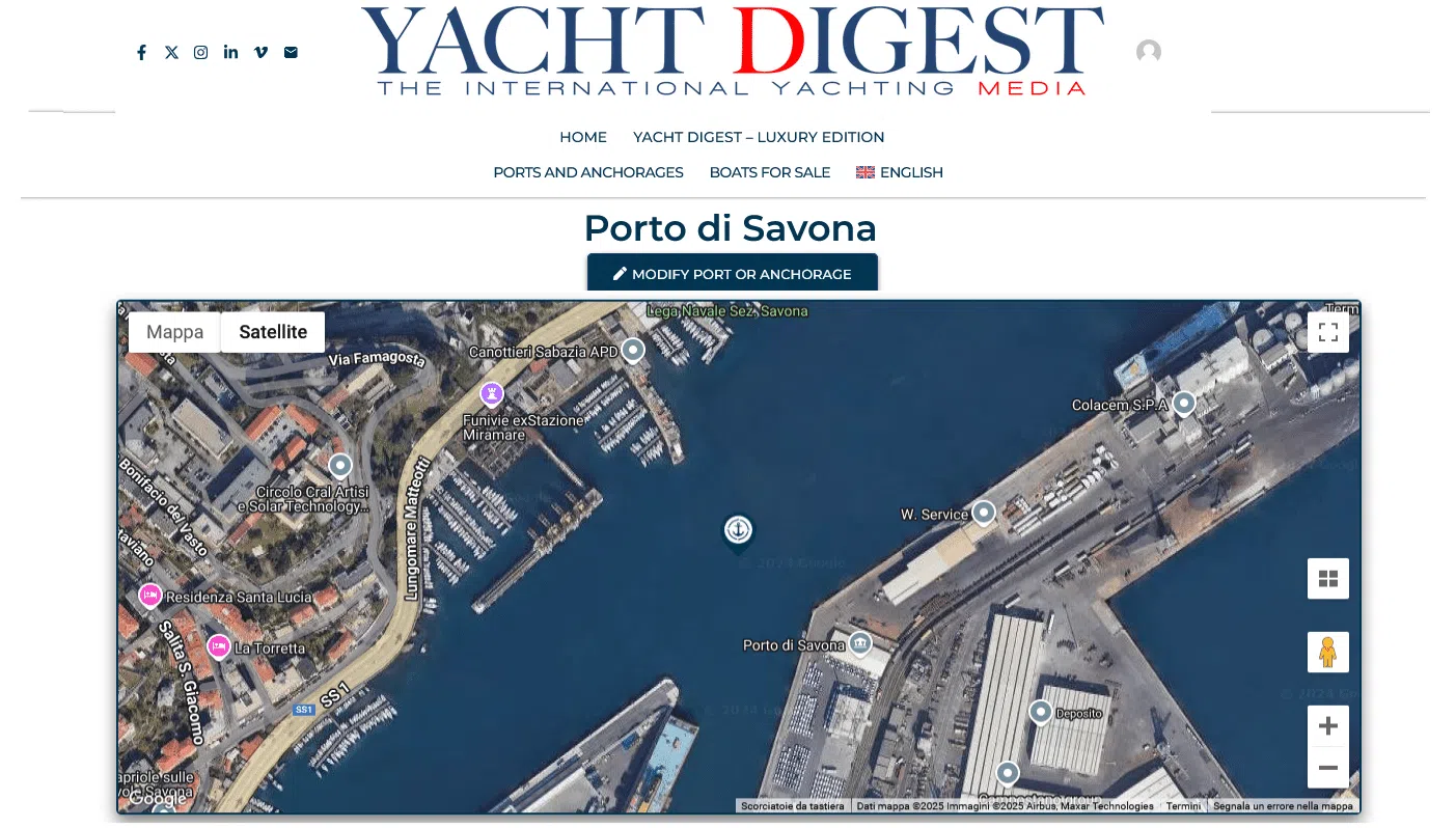 YACHT DIGEST port of savona