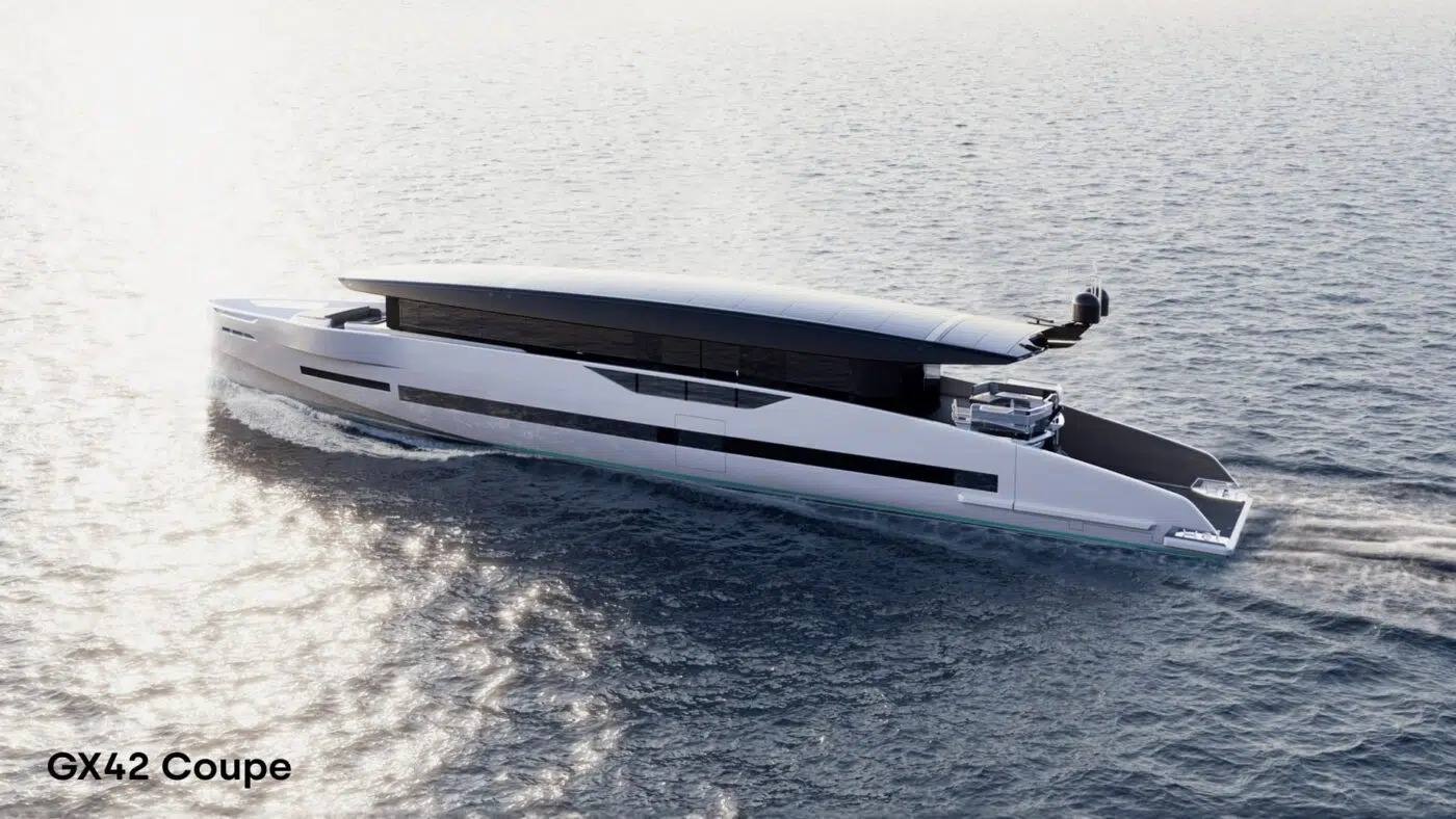 gx superyachts gx42 coupé