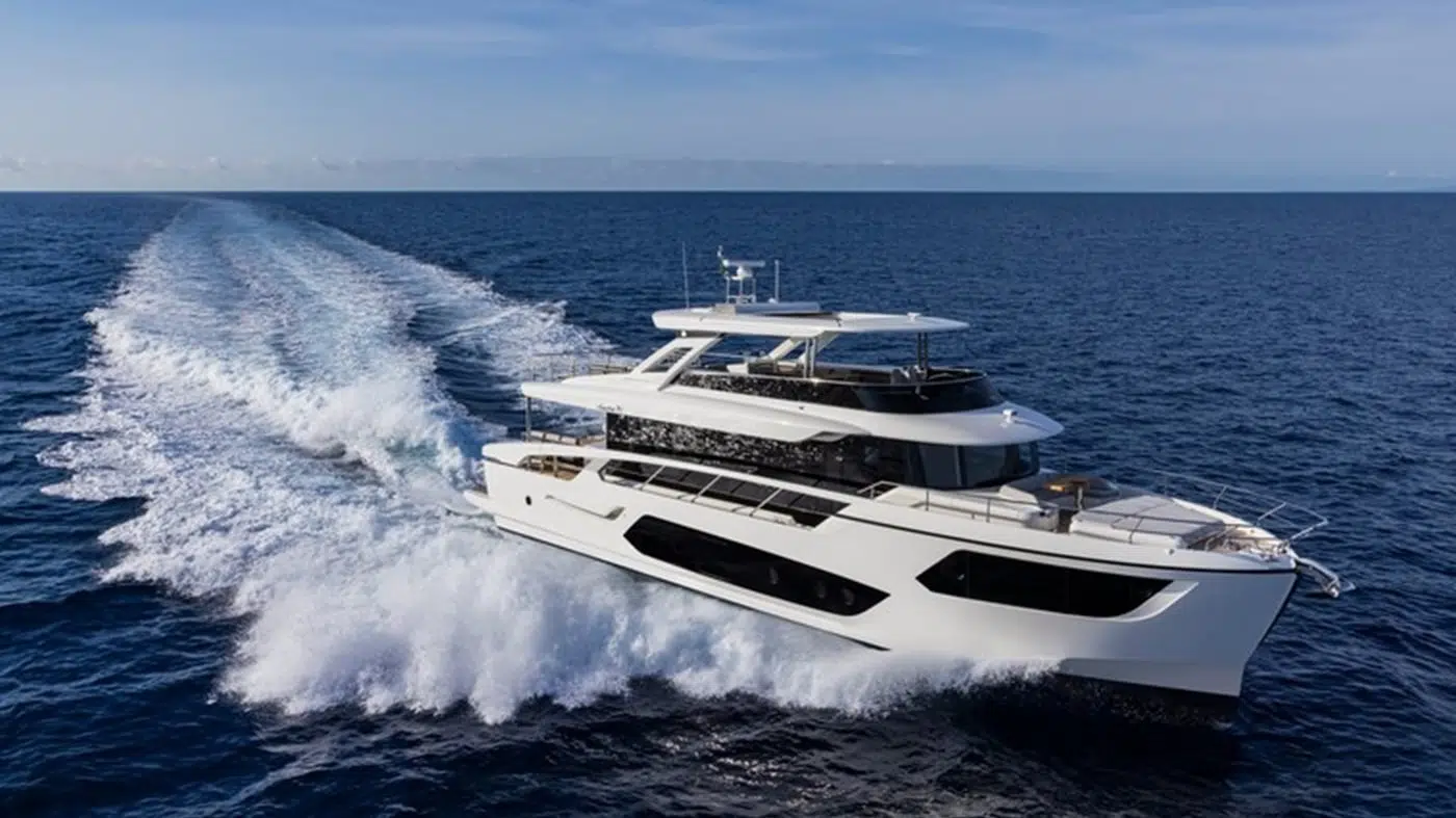 absolute yachts navetta 75 underway