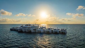 AQUILA POWER CATAMARANS at the LA GRANDE MOTTE International Boat Show
