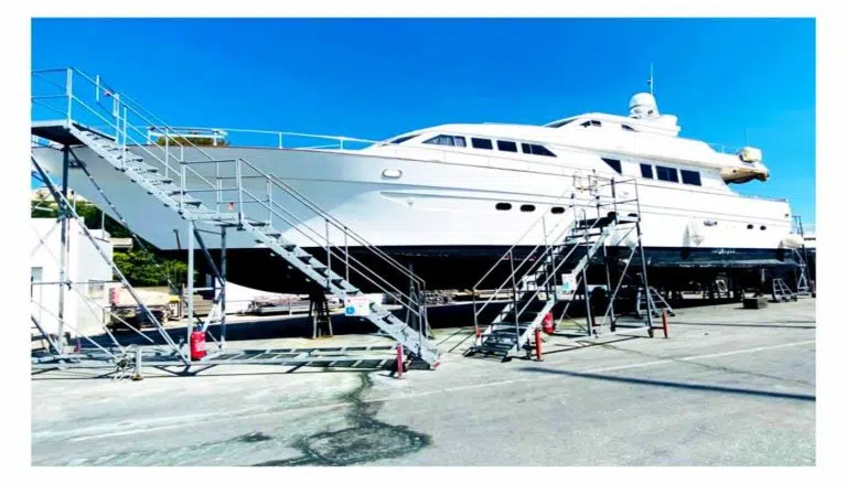 navaltecnosud escadas de suporte para barcos para estaleiros