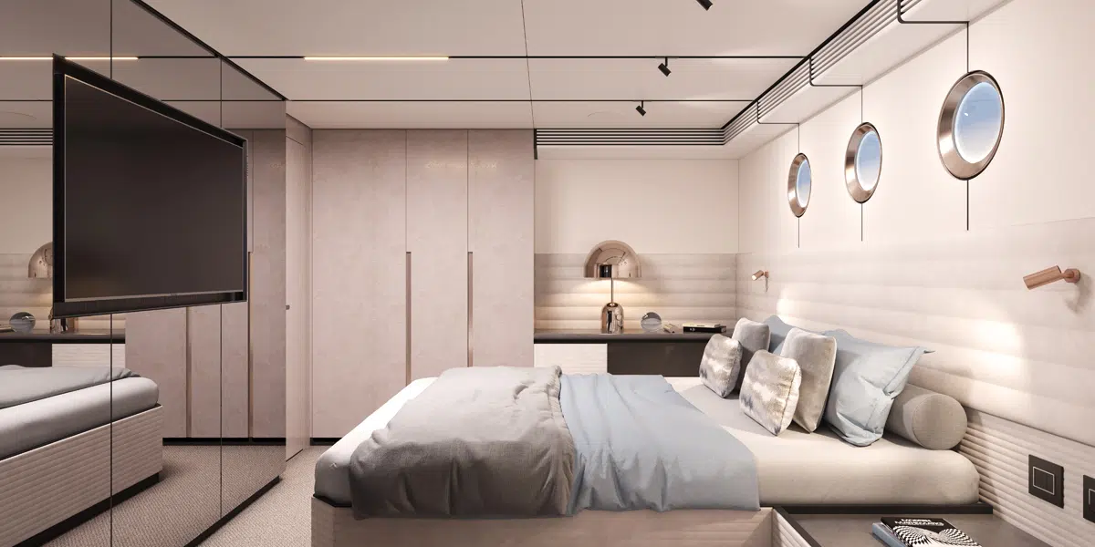 VanDutch 75 master cabin
