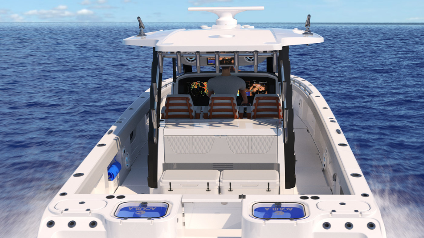 Aquila 36 Molokai, the uncompromising fishing catamaran