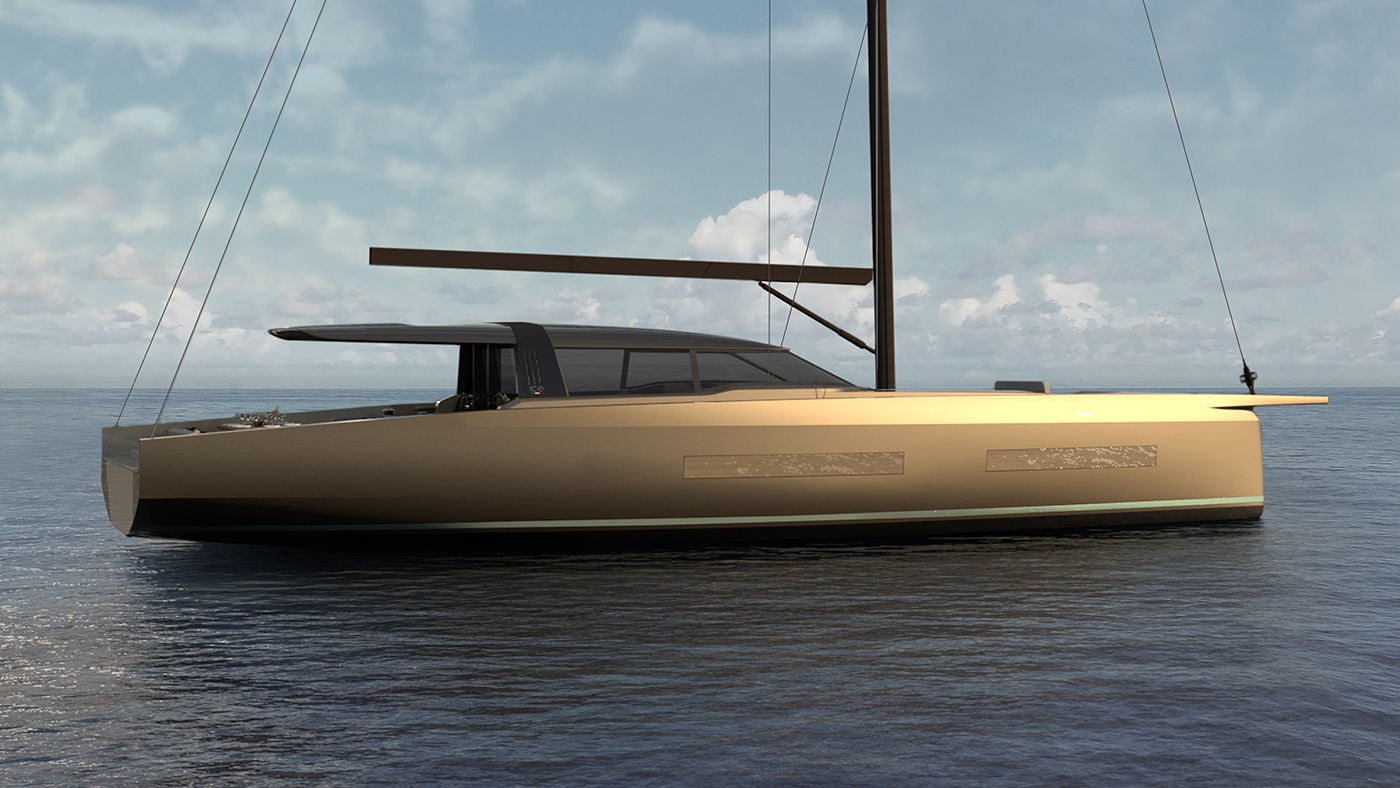 Vista lateral de ICE Yachts-L6