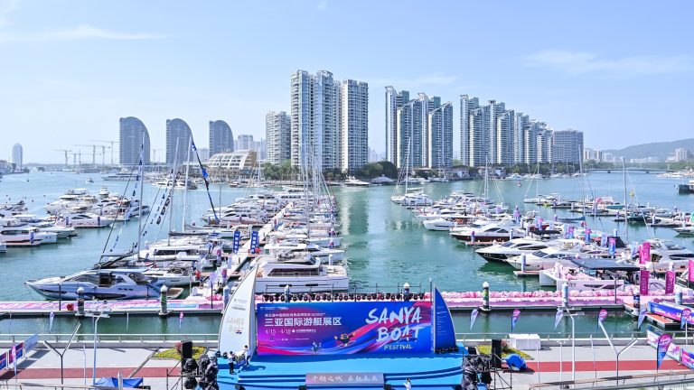 foto del festival de barcos de sanya