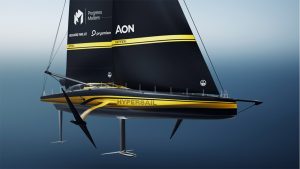 A Ferrari apresenta o Hypersail, o monocasco voador: Design e tecnologia redefinem a navegação oceânica