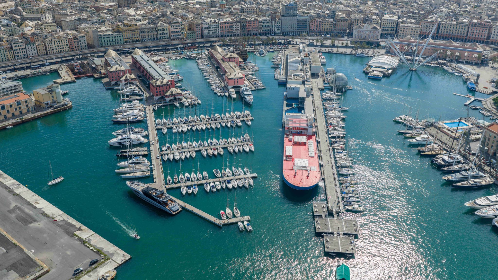 Changements à la Marina Porto Antico de Gênes