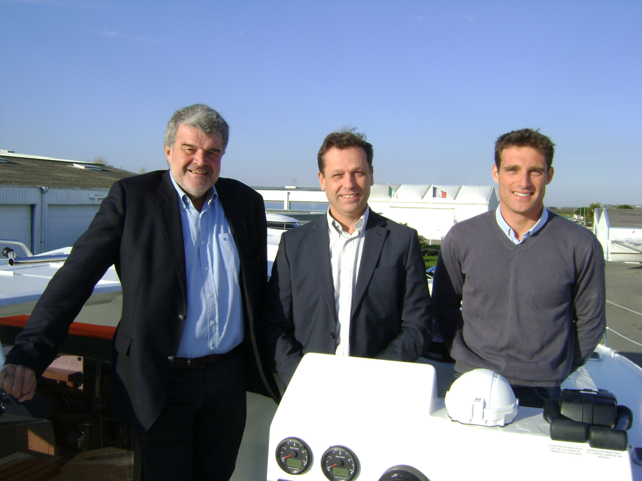 fountaine pajot Jean Francois Fountaine, Nicolas Gardies, Romain Motteau